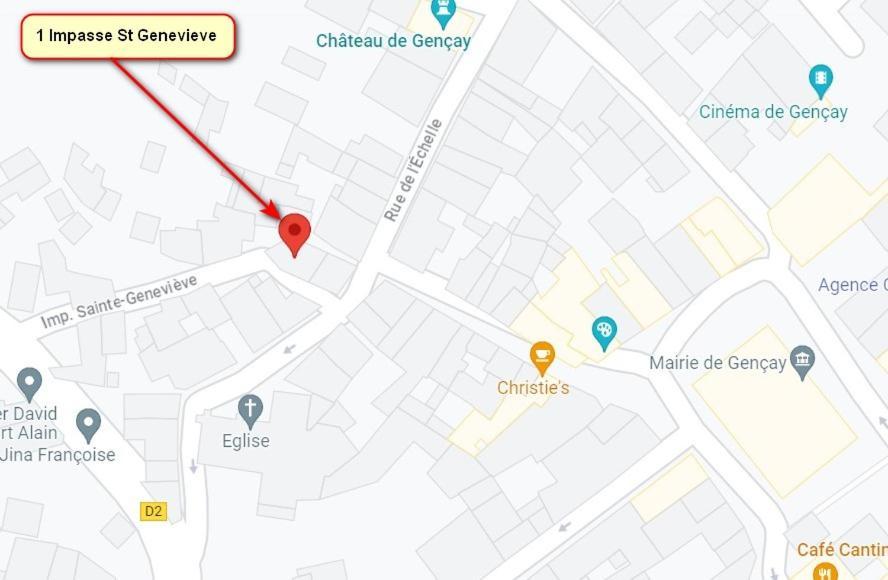 Gencay, Le Maison Blanche Villa Ngoại thất bức ảnh